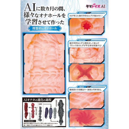 Artificial Intelligence Vagina No. 01 Onahole - Masturbator toy designed with AI - Kanojo Toys